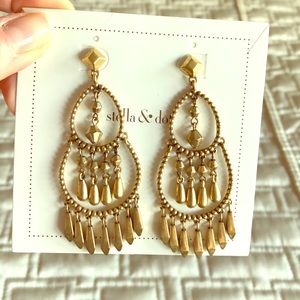 Stella and Dot chandelier earrings